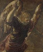Jacopo Tintoretto Annunciation; the Angel Spain oil painting artist